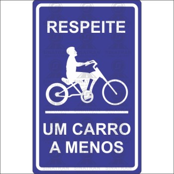 Respeite um carro a menos  